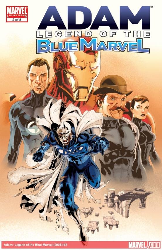 Cover of Adam: Legend Of The Blue Marvel (2008) - #2