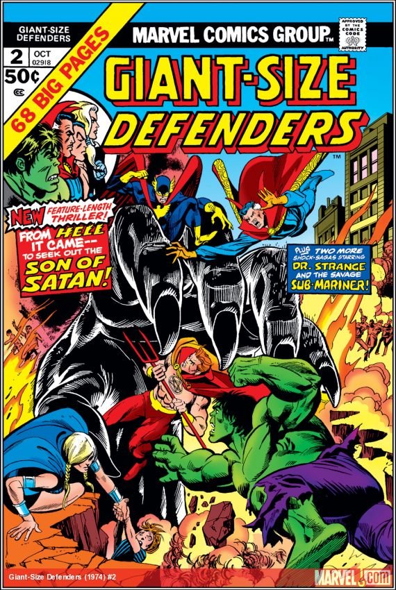 Cover of Giant-Size Defenders (1974) - #2