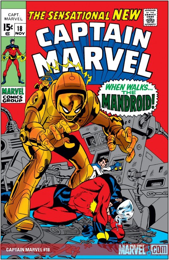 Cover of Captain Marvel (1968) - #18