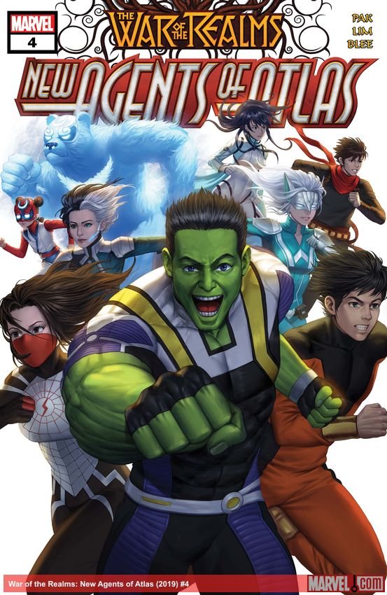 Cover of War Of The Realms: New Agents Of Atlas (2019) - #4