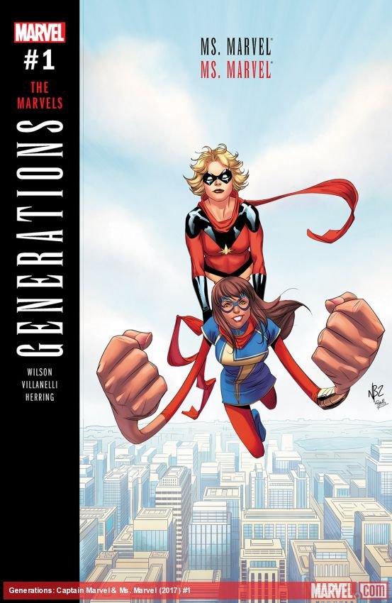 Cover of Generations: Ms. Marvel & Ms. Marvel (2017) - #1