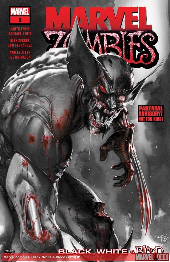 Cover of Marvel Zombies: Black, White & Blood (2023) - #1