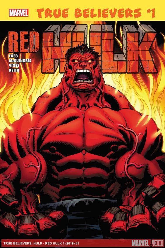 Cover of True Believers: Hulk - Red Hulk (2019) - #1