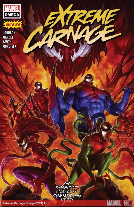 Cover of Extreme Carnage Omega (2021) - #1