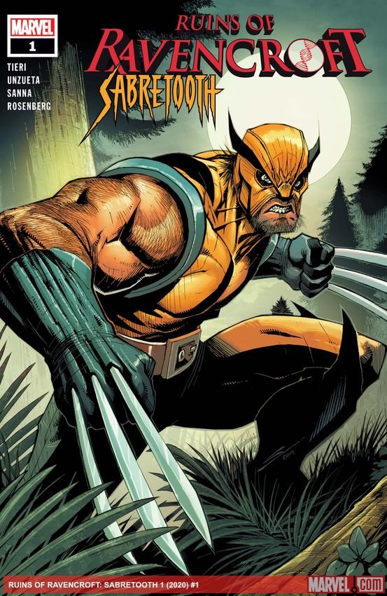 Cover of Ruins Of Ravencroft: Sabretooth (2020) - #1