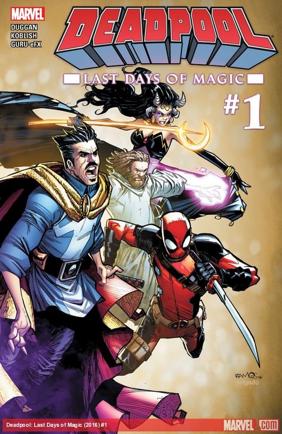 Cover of Deadpool: Last Days Of Magic (2016) - #1