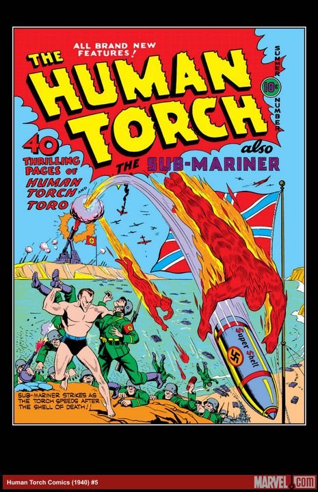 Cover of Human Torch Comics (1940) - #5.1