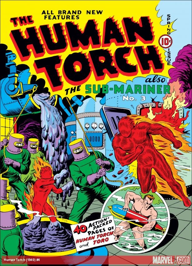 Cover of Human Torch Comics (1940) - #4