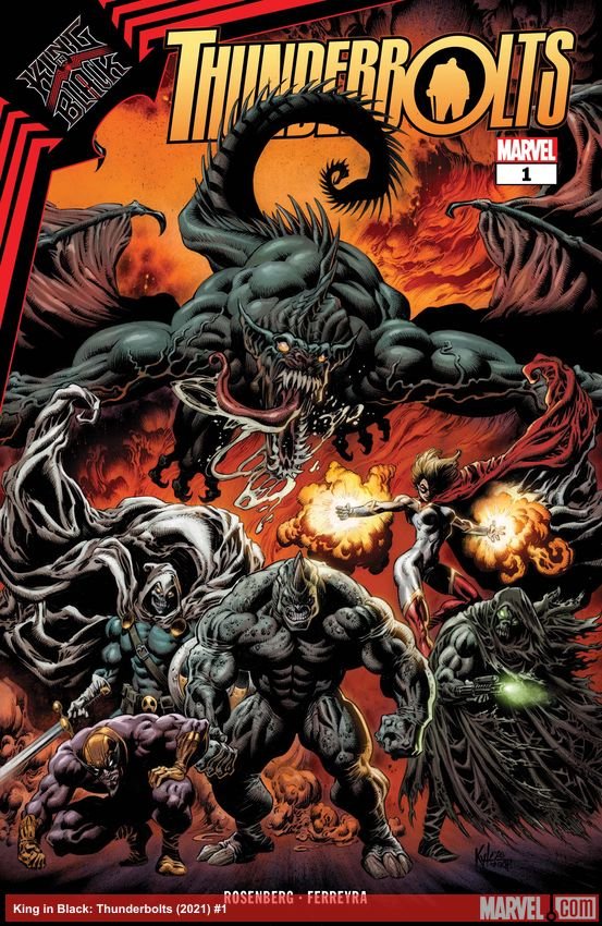 Cover of King In Black: Thunderbolts (2021) - #1