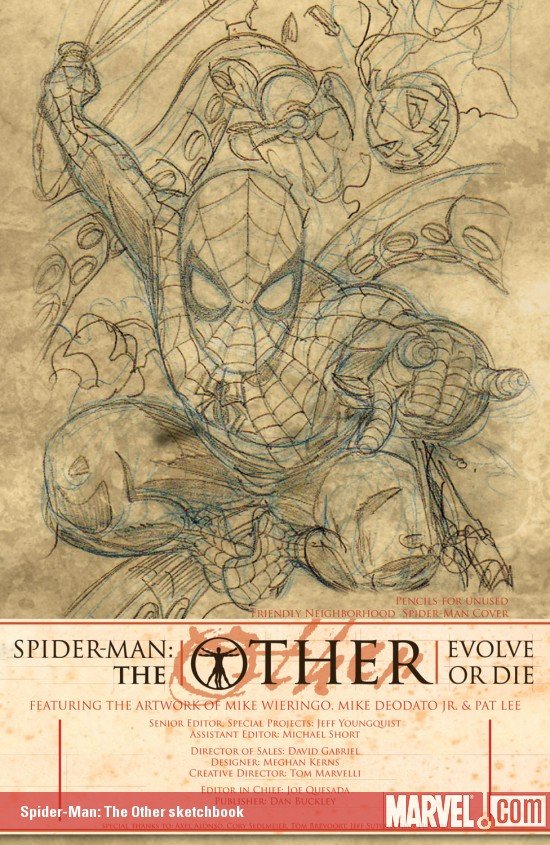Cover of Spider-Man The Other Sketchbook (2005) - #1