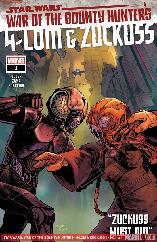 Cover of Star Wars: War Of The Bounty Hunters - 4-Lom & Zuckuss (2021) - #1