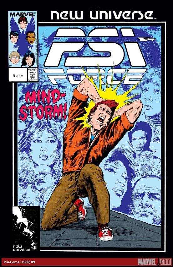 Cover of Psi-Force (1986) - #9