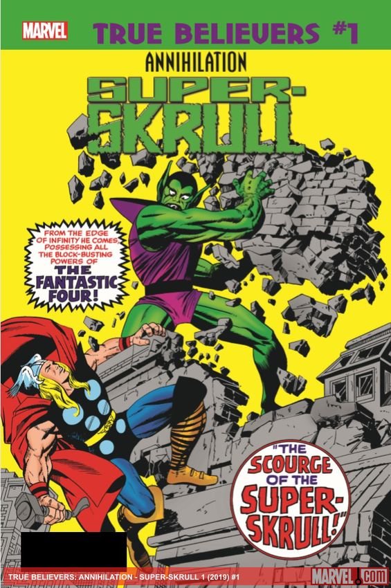 Cover of True Believers: Annihilation - Super-Skrull (2019) - #1
