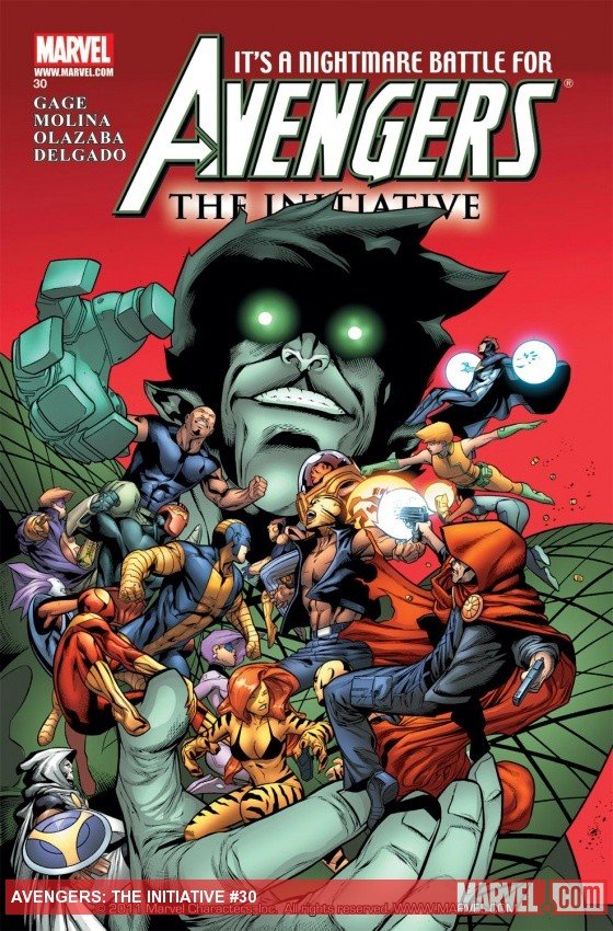 Cover of Avengers: The Initiative (2007) - #30