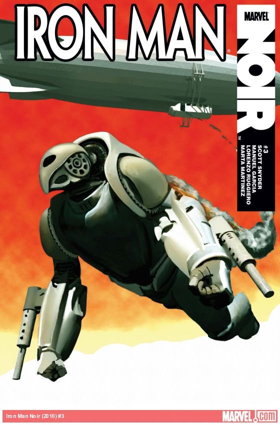 Cover of Iron Man Noir (2010) - #3