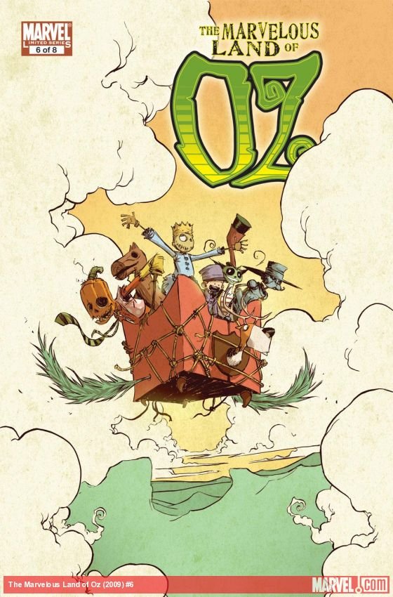 Cover of The Marvelous Land Of Oz (2009) - #6