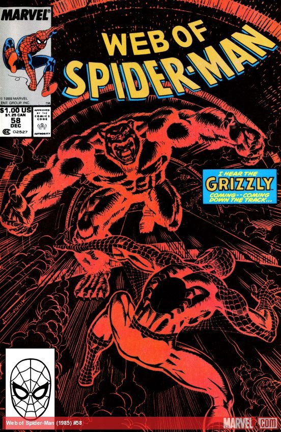 Cover of Web Of Spider-Man (1985) - #58