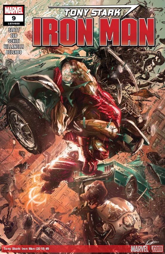 Cover of Tony Stark: Iron Man (2018) - #9