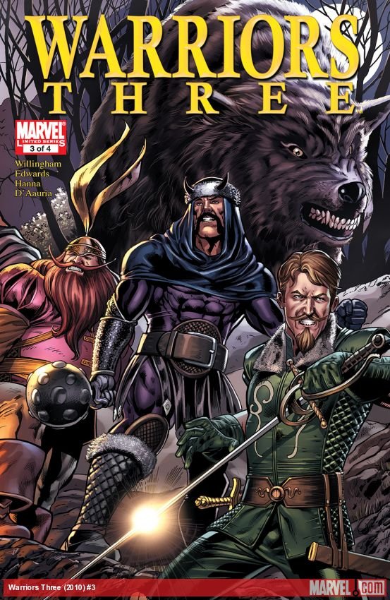 Cover of Warriors Three (2010) - #3