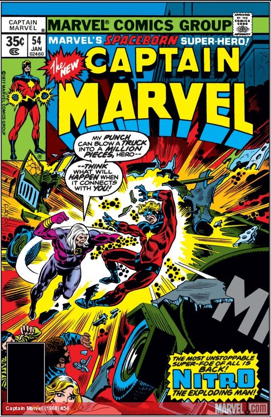 Cover of Captain Marvel (1968) - #54
