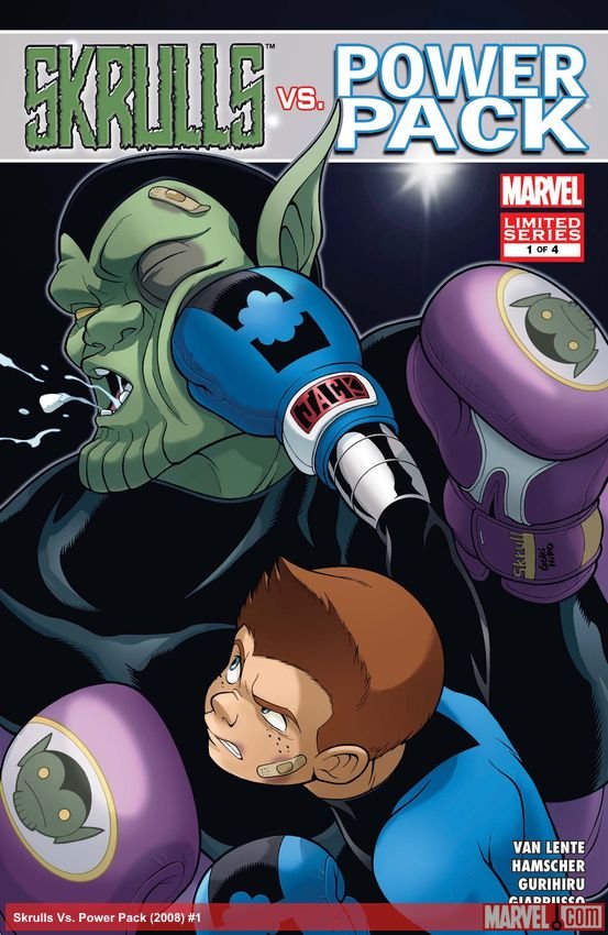 Cover of Skrulls Vs. Power Pack (2008) - #1