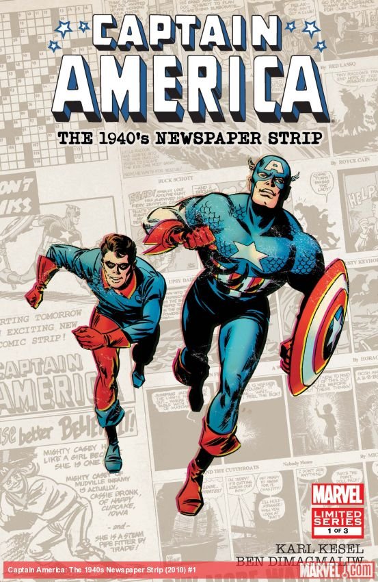 Cover of Captain America: The 1940S Newspaper Strip (2010) - #1