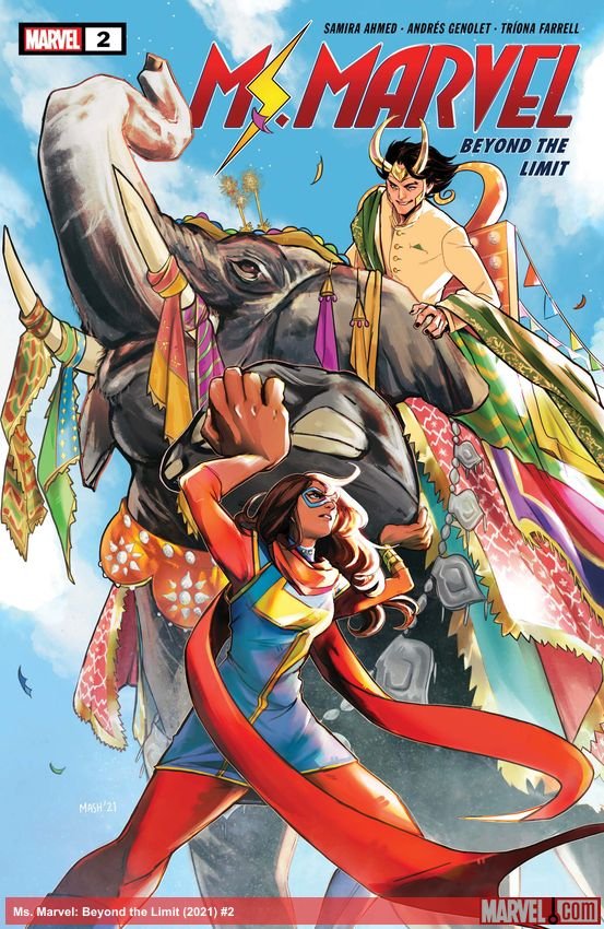 Cover of Ms. Marvel: Beyond The Limit (2021) - #2
