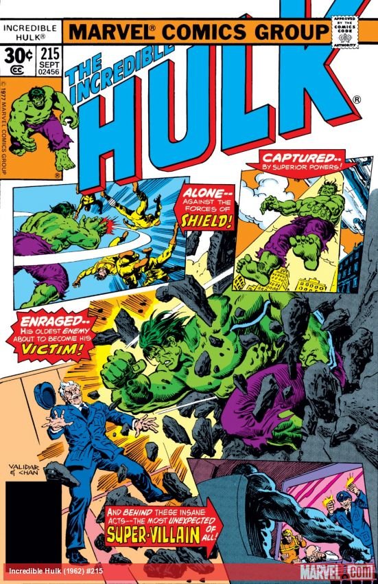 Cover of Incredible Hulk (1962) - #215
