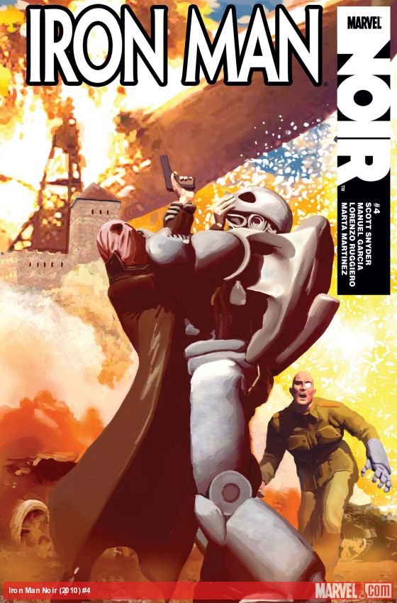 Cover of Iron Man Noir (2010) - #4