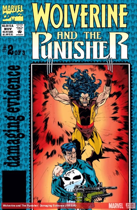 Cover of Wolverine/Punisher: Damaging Evidence (1993) - #2