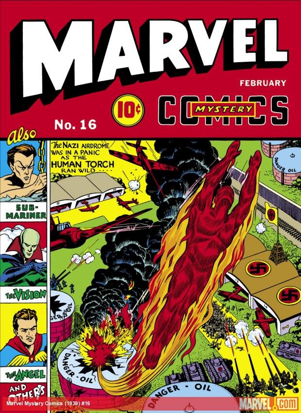 Cover of Marvel Mystery Comics (1939) - #16