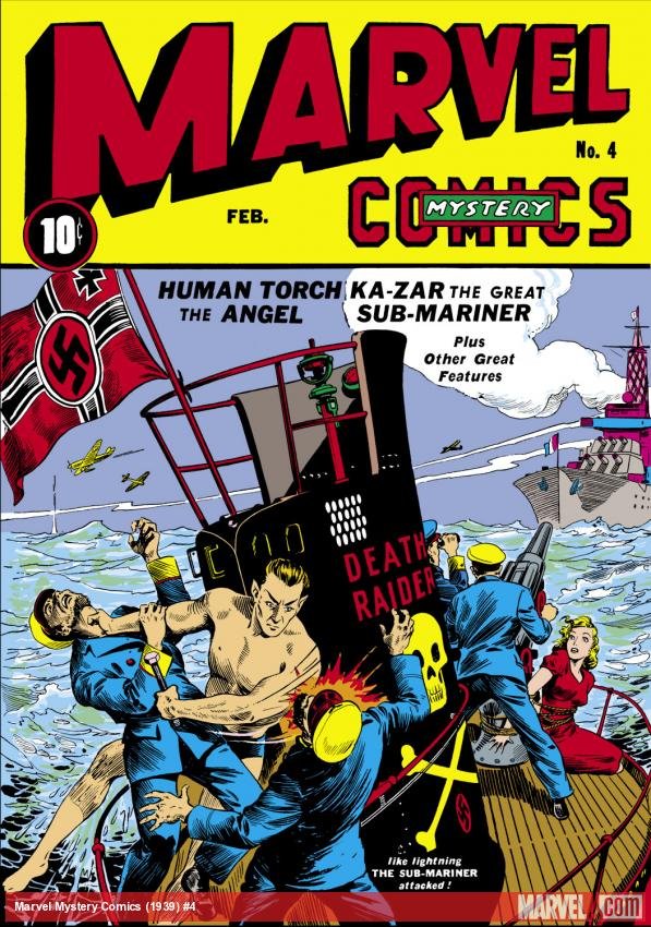 Cover of Marvel Mystery Comics (1939) - #4