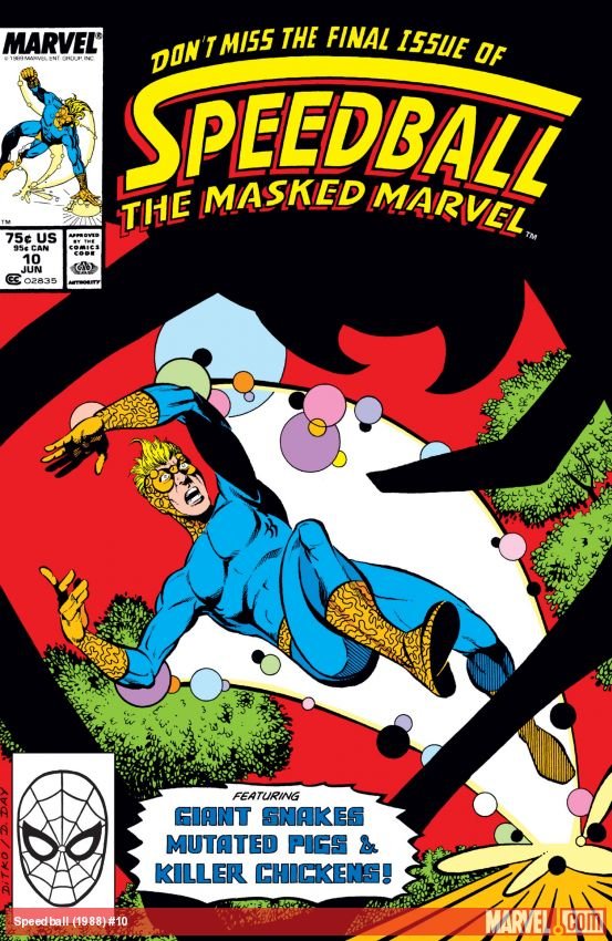Cover of Speedball (1988) - #10