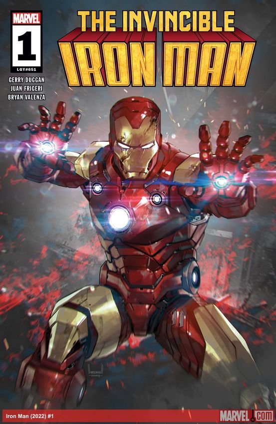 Cover of Invincible Iron Man (2022) - #1