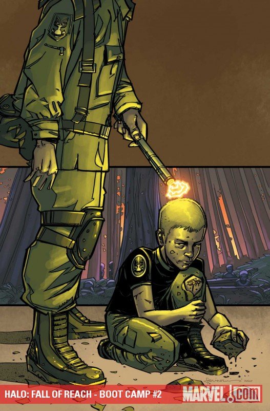 Cover of Halo: Fall Of Reach - Boot Camp (2010) - #2