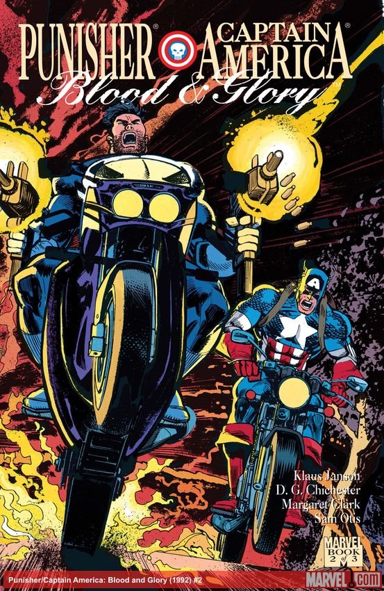 Cover of Punisher/Captain America: Blood And Glory (1992) - #2