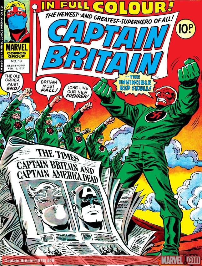 Cover of Captain Britain (1976) - #19