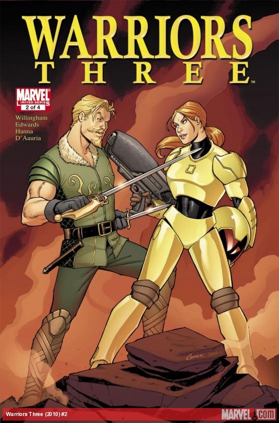 Cover of Warriors Three (2010) - #2