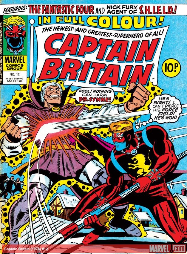 Cover of Captain Britain (1976) - #12