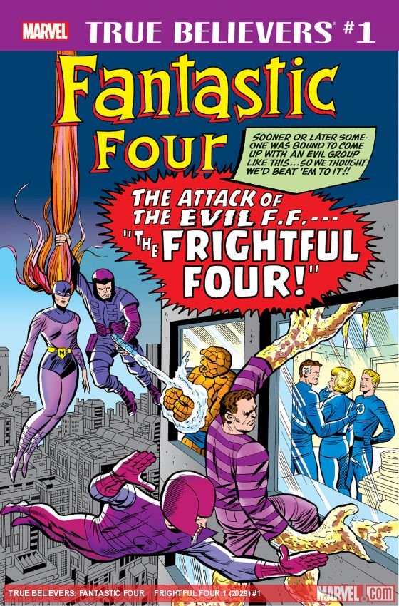 Cover of True Believers: Fantastic Four - Frightful Four (2018) - #1