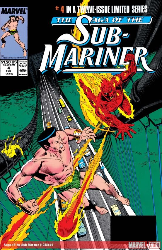 Cover of Saga Of The Sub-Mariner (1988) - #4