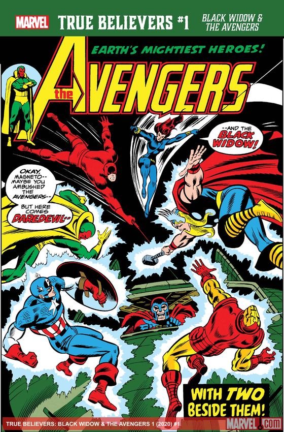 Cover of True Believers: Black Widow & The Avengers (2020) - #1