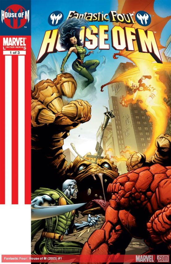 Cover of Fantastic Four: House Of M (2005) - #1
