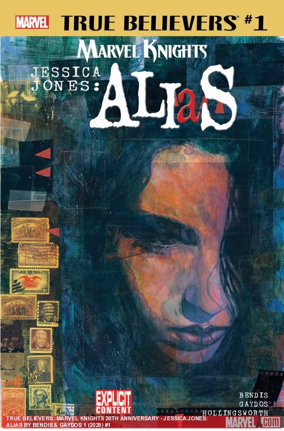 Cover of True Believers: Marvel Knights 20th Anniversary - Jessica Jones: Alias by Bendis & Gaydos (2018) - #1