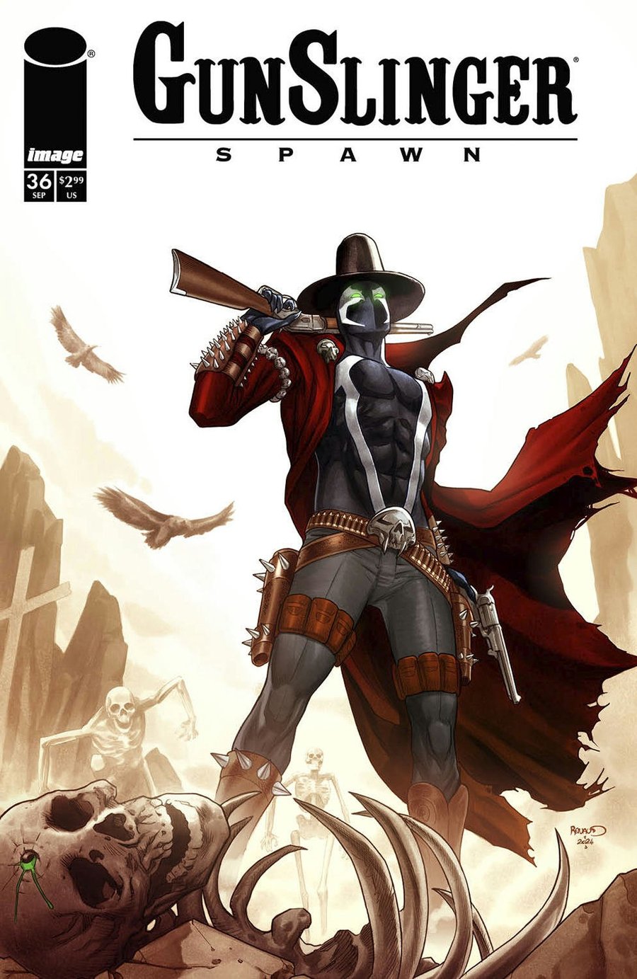 Cover of Gunslinger Spawn (2021) - #36
