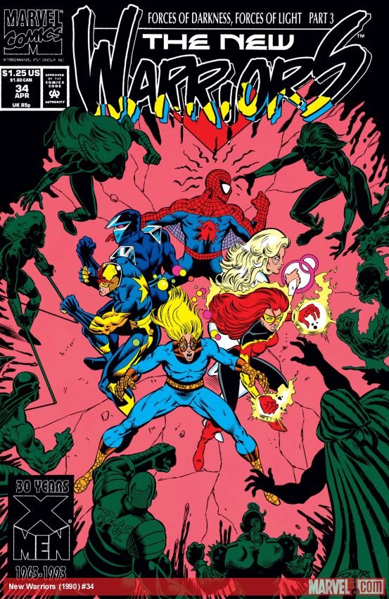 Cover of New Warriors (1990) - #34
