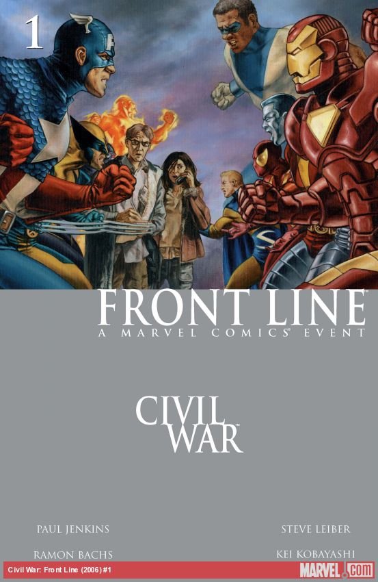Cover of Civil War: Front Line (2006) - #1
