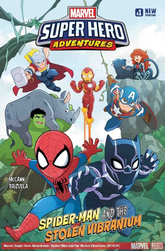 Cover of Marvel Super Hero Adventures: Spider-Man And The Stolen Vibranium (2018) - #1