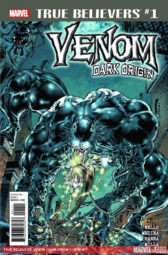 Cover of True Believers: Venom - Dark Origin (2018) - #1