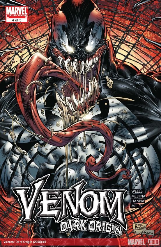 Cover of Venom: Dark Origin (2008) - #4